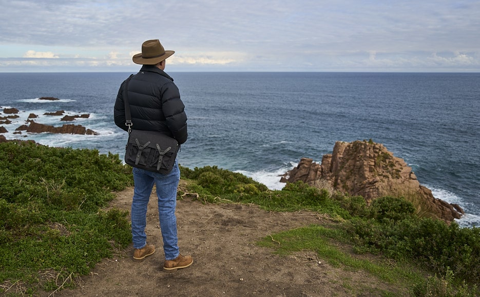 The bag is a good size and not too large for carrying on short hikes.