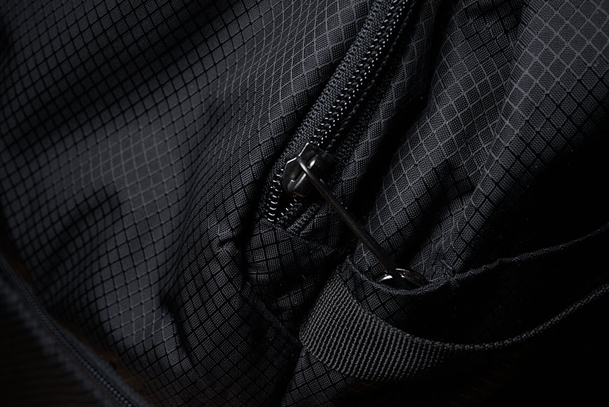 Like the other zips, the zip housing your wallet is locked in place limiting the ability of thieves to access the contents.