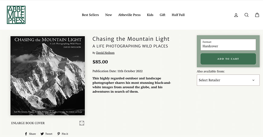 Chasing the Mountain Light: A Life Photographing Wild Places