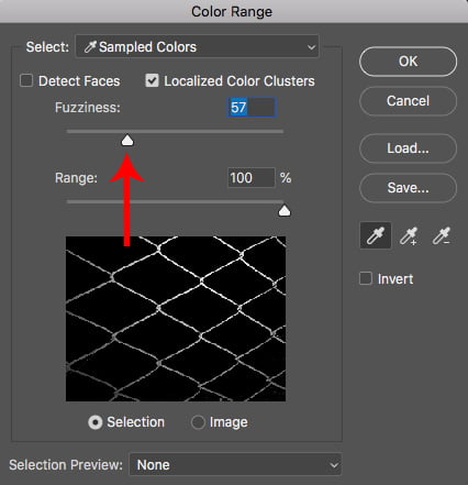 Step 2 - Adjust the fuzziness.