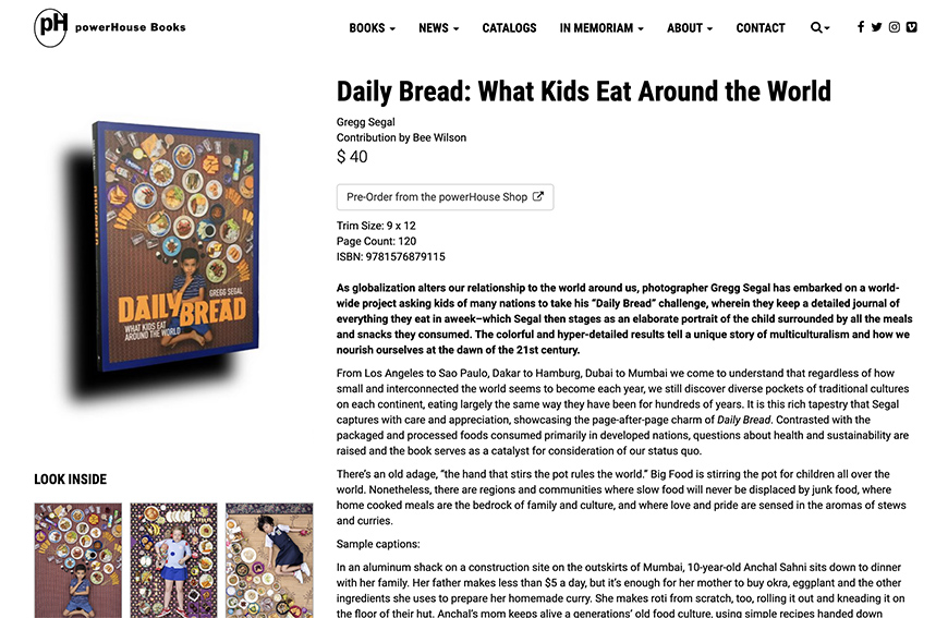 Daily Bread: What Kids Eat Around the World