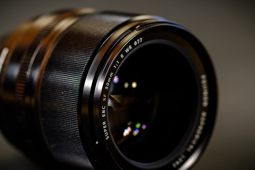 Fuji lens closeup