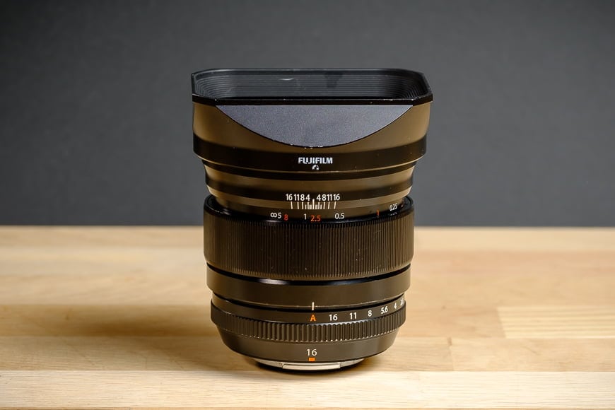 The Fujifilm XF 16mm f/1.4 is built to last