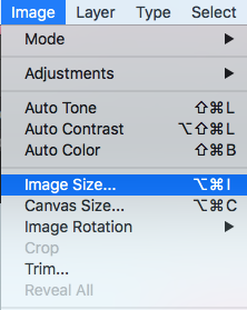 Image pixel dimensions