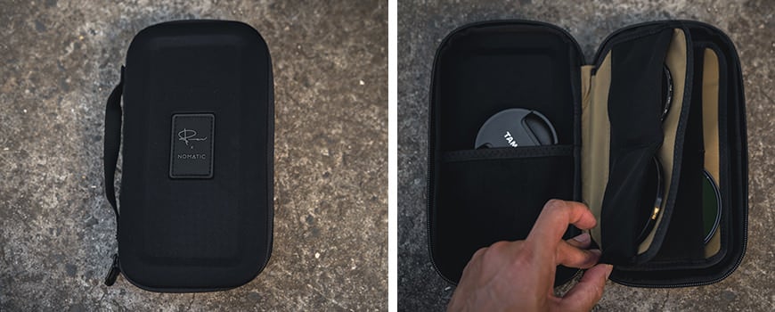 Protect those fragile and expensive bits of glass with this packable hard pouch.