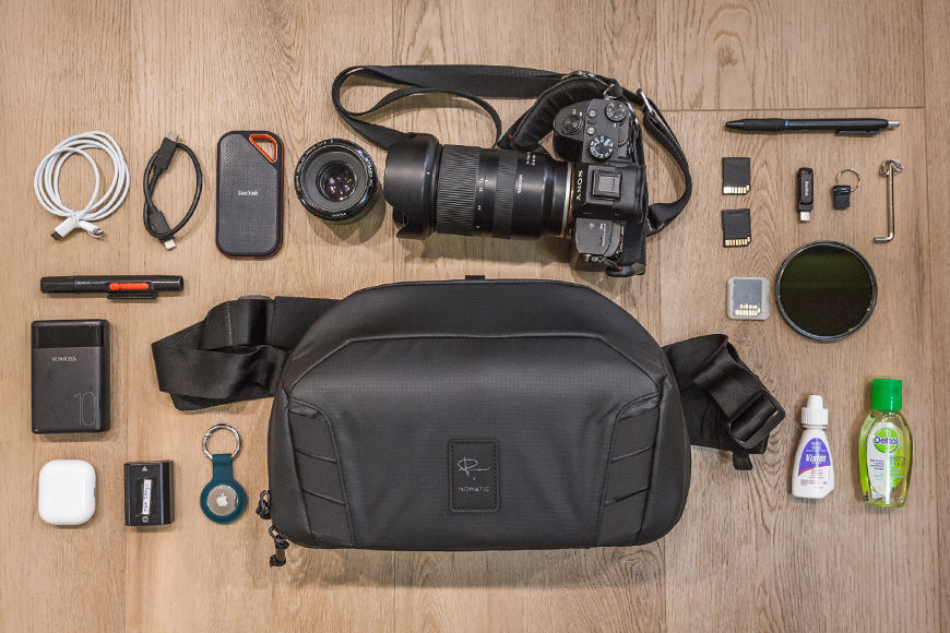 You can fit a good number of extra bits along with your Mirrorless camera in the McKinnon Camera Sling