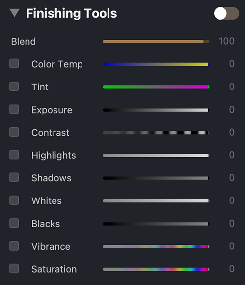 Radiant Finishing Panel