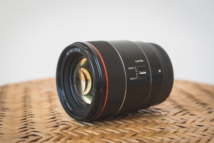 Rokinon Samyang AF 75mm f/1.8