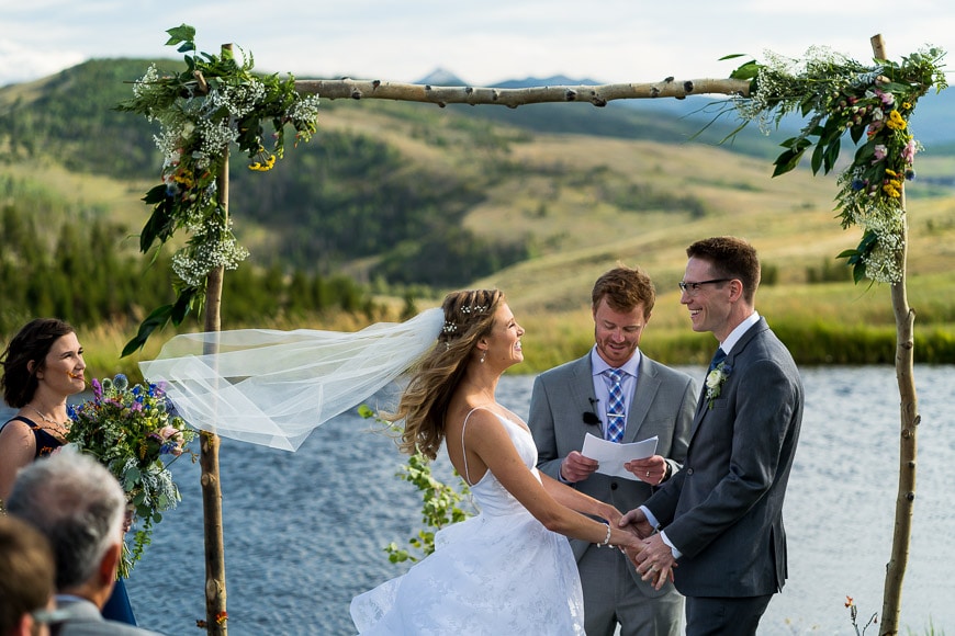 Outdoor wedding