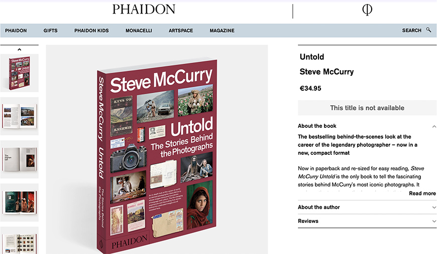 Steve McCurry: Untold