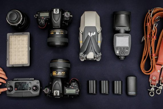 Wedding photography gear