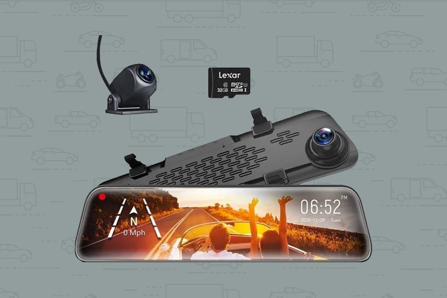 Wolfbox Mirror Backup Camera